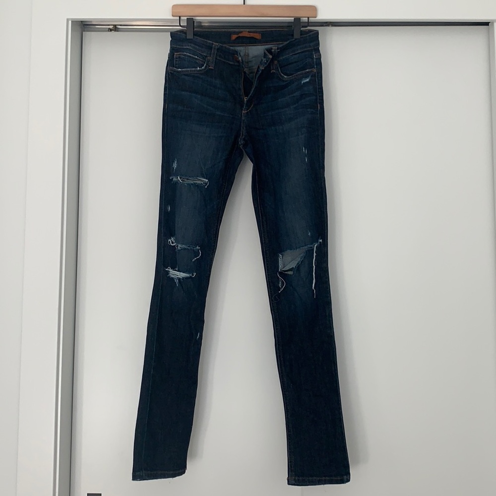Joe’s Jeans Ripped Mid Rise Skinny